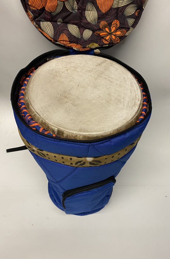 Mudcloth Blue Dj Bag 13x11x25 - Image 3