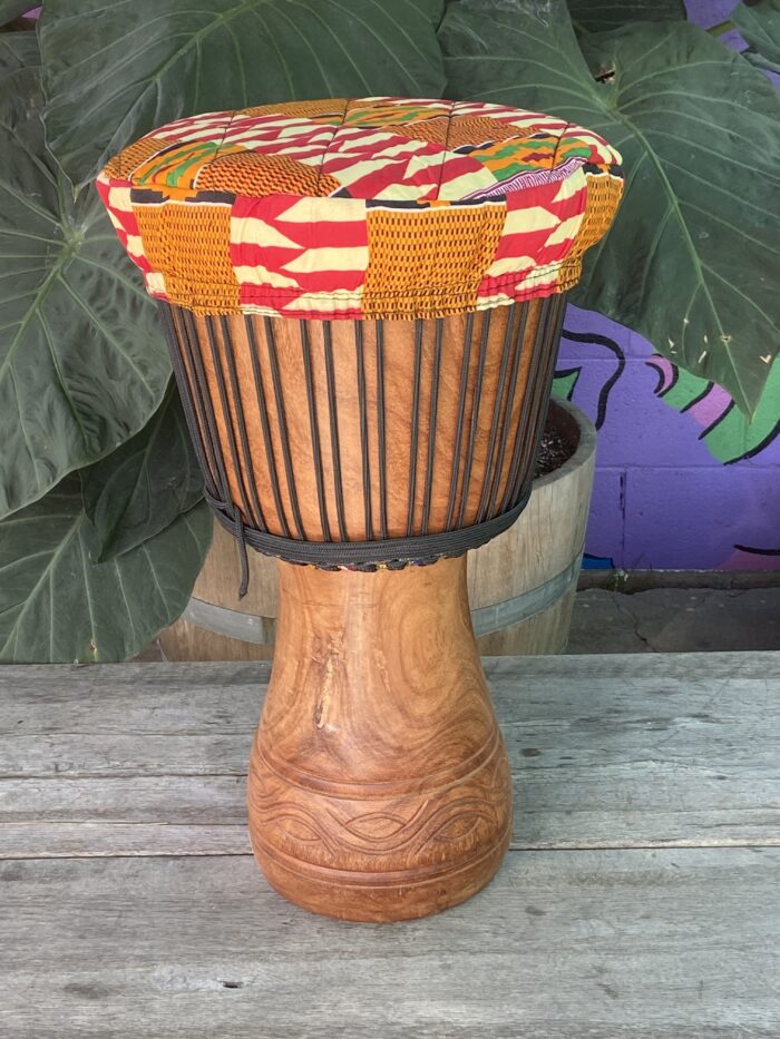 Drum hat 14"" east kente