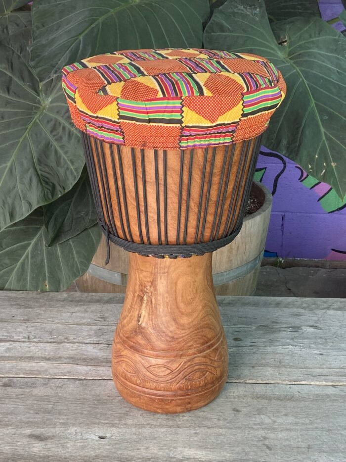 Drum hat 14"" kente