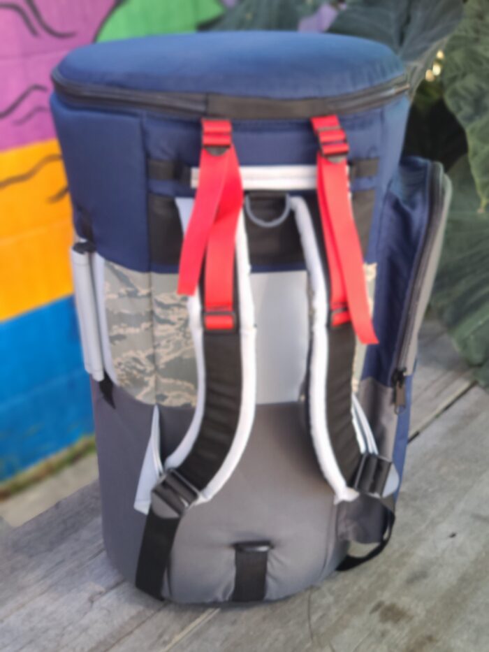 Blue Grey Camo Bag 16x12x25 - Image 3