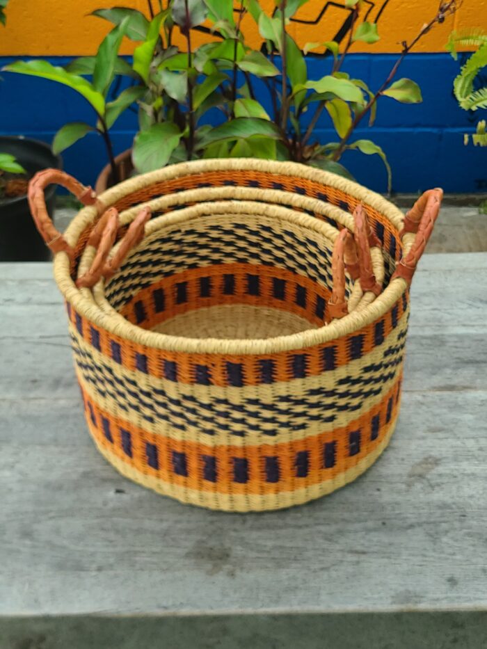 African Set of Three Baskets - Image 3