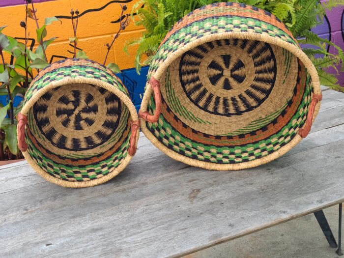 African Set of Two Baskets - Image 2