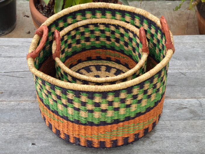 African Set of Two Baskets - Image 3