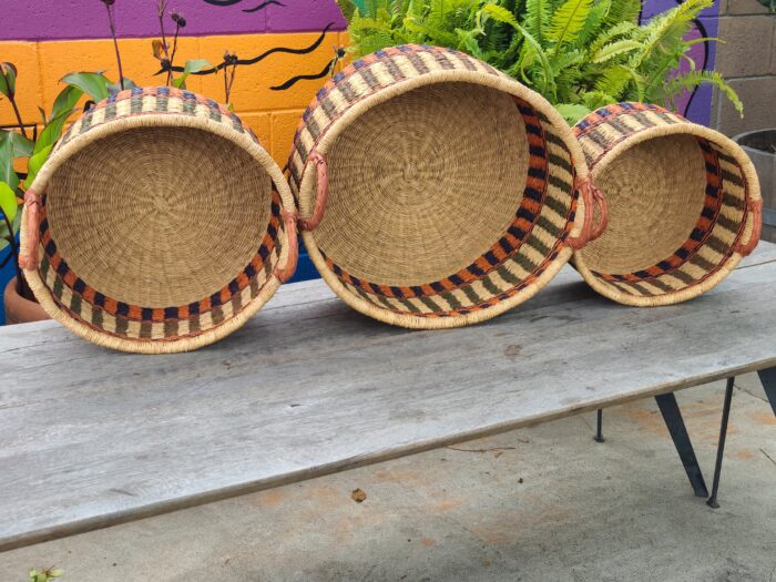 African Set of Three Baskets - Image 2