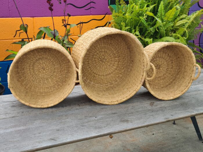 African Set of Three Baskets - Image 2