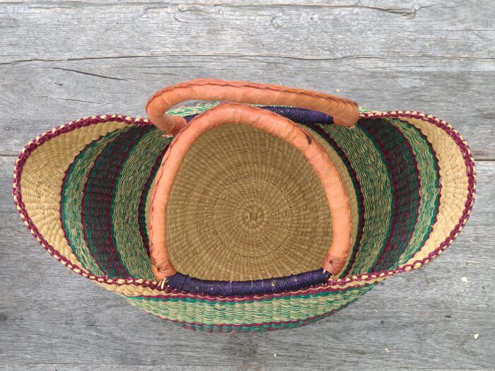 African Double Handle Basket - Image 2