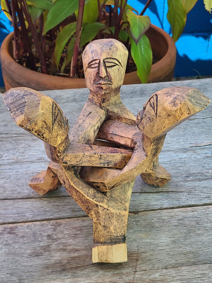 Hand Carved Tripod