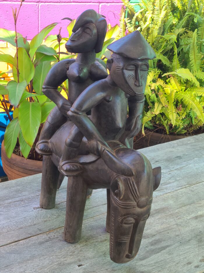 Couple on Horseback