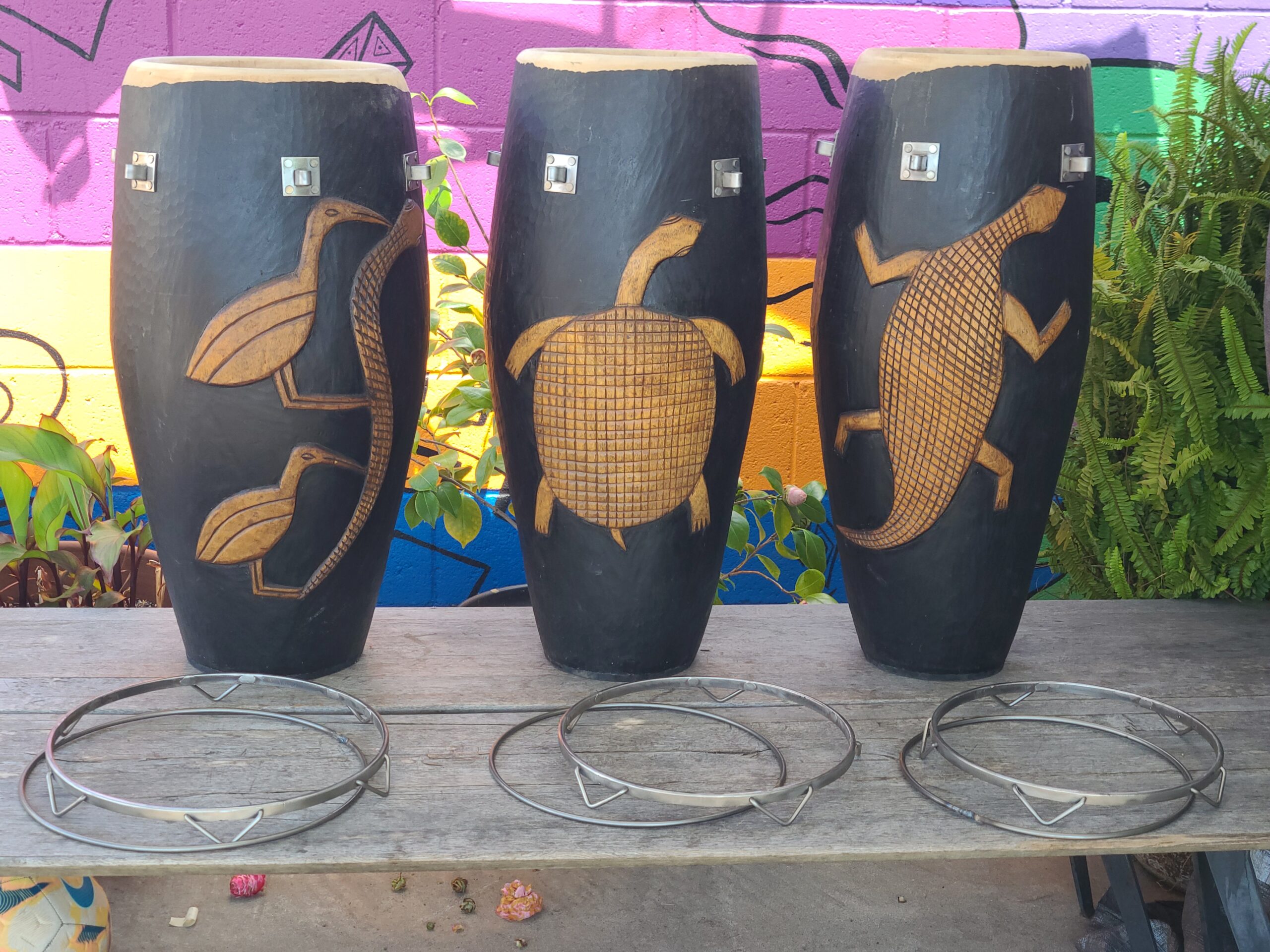 Hand Crafted Conga Set