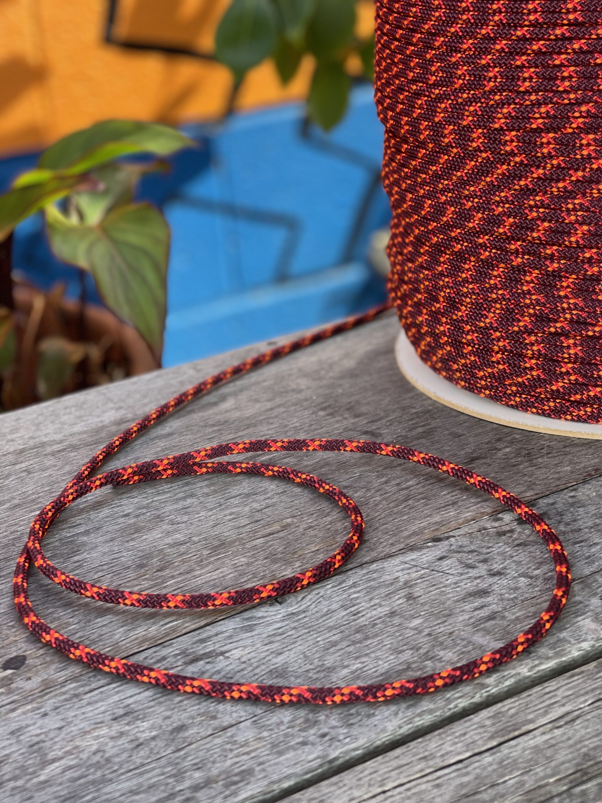 Drum Rope 5 mm Burgundy-Red-Orange