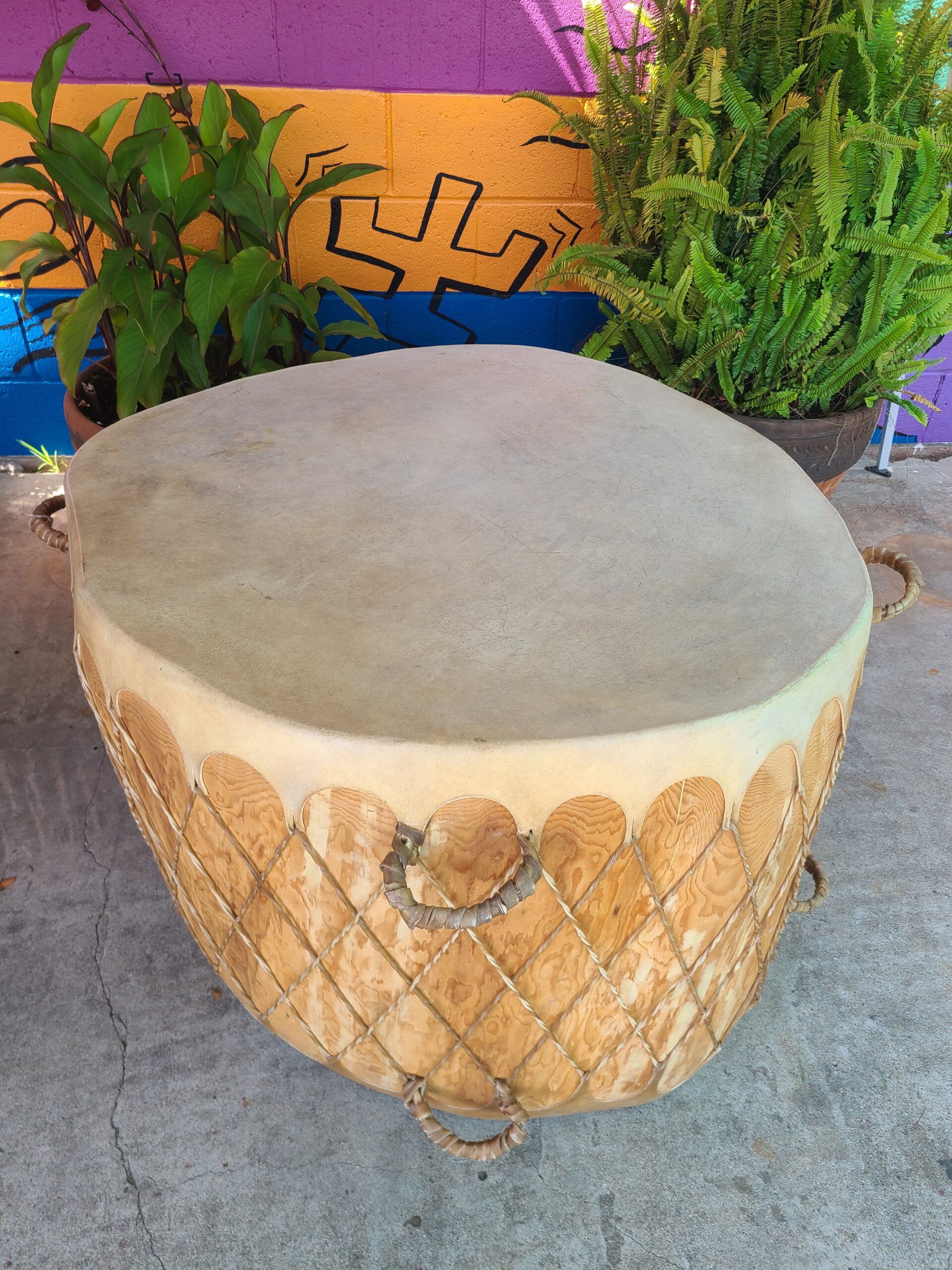 Native American Ceremonial Drum - Image 2
