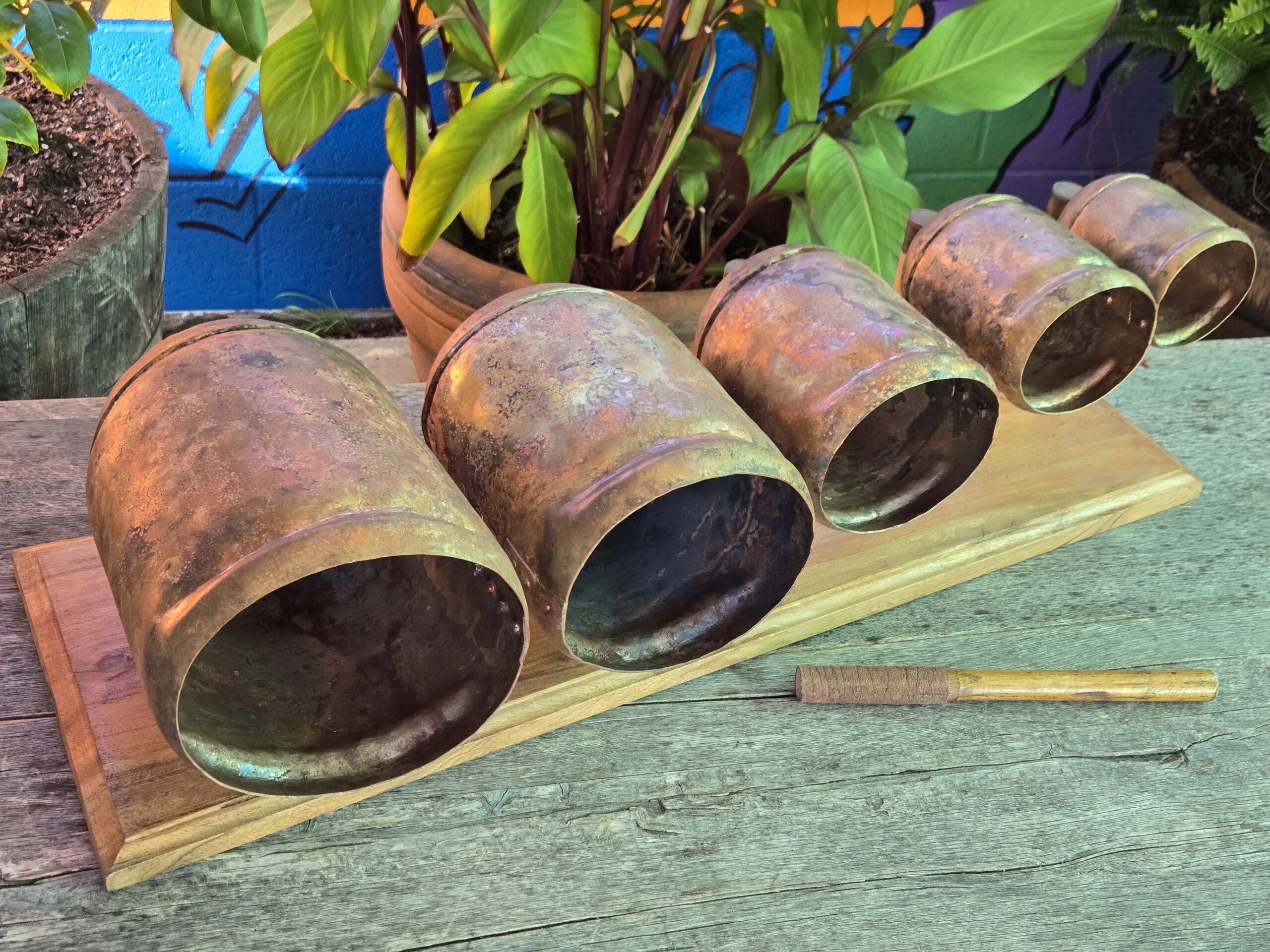 Tin Gongs Large Set - Image 2