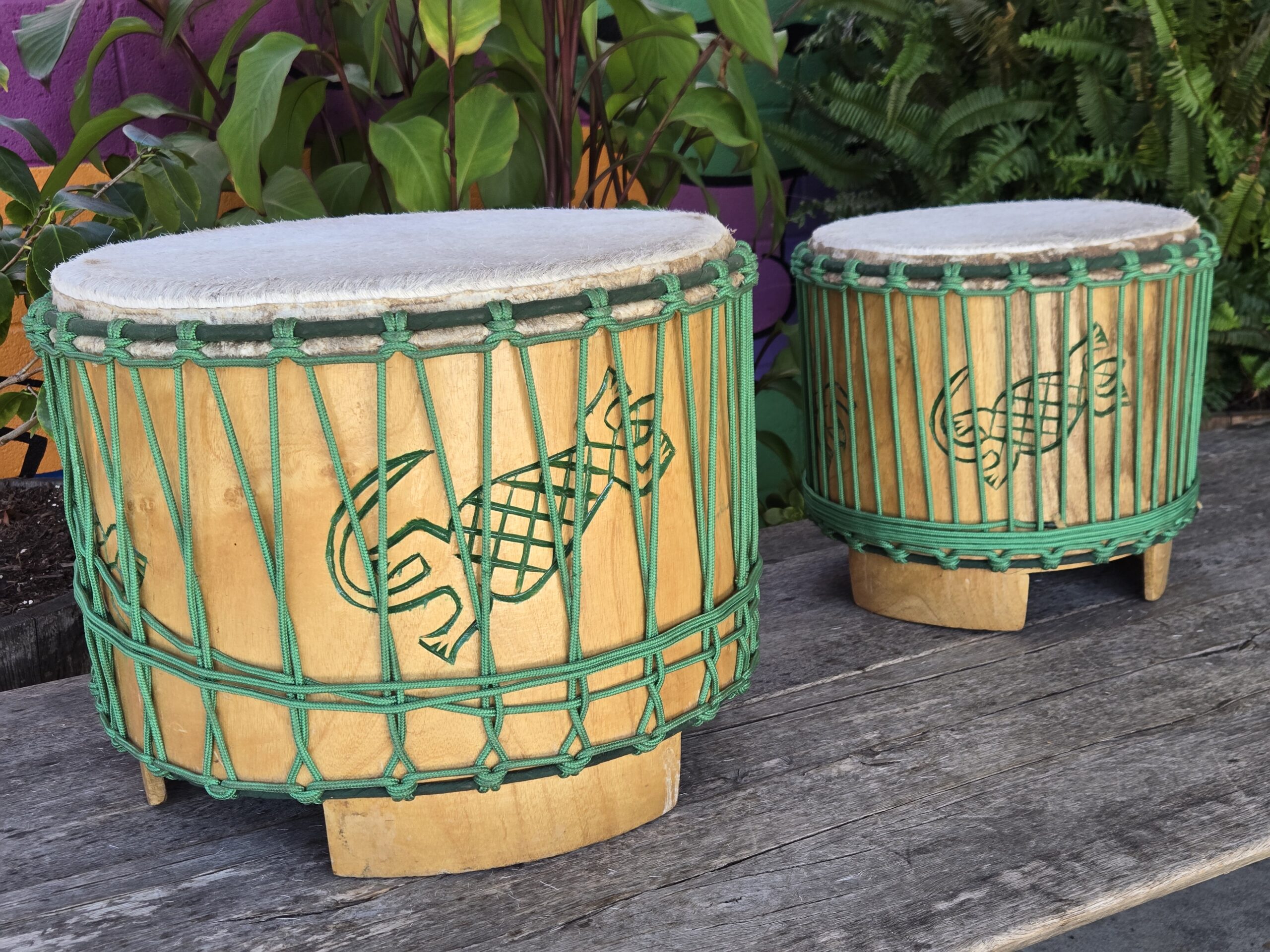 Tom Tom Drums with Stands - Image 2